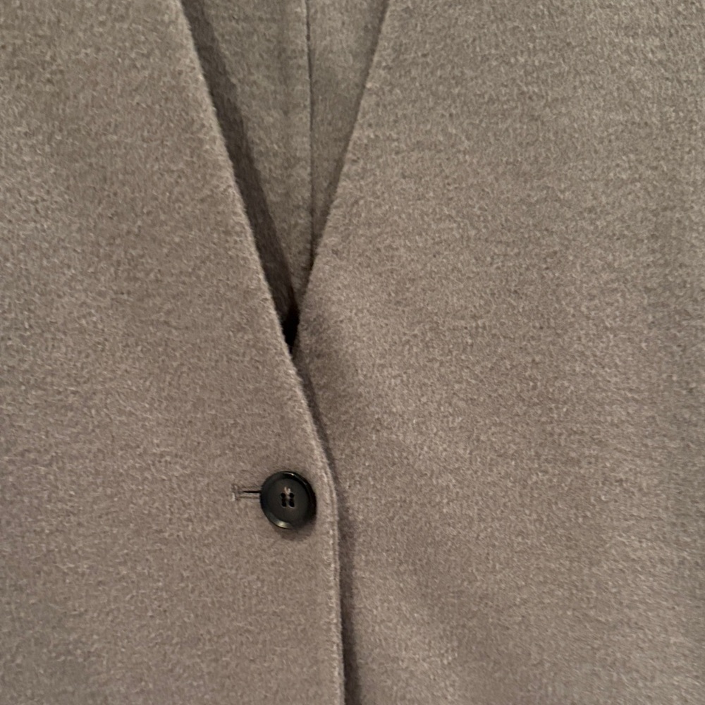 Zara Women's Double Faced Taupe Wool Jacket - Picture 2 of 5